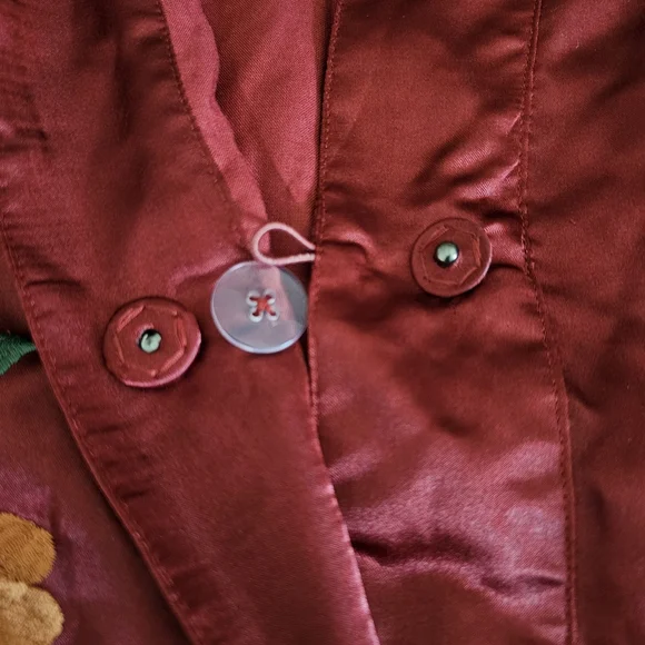 HOUSE OF HARLOW 1960 X Revolve Mika Kimono Mini Dress In Burgundy SZ Large - Picture 7 of 11